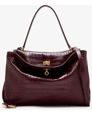 Balenciaga Rodeo Medium Handbag - Purple