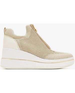 Michael Kors Emmy Wedge Sneakers - White