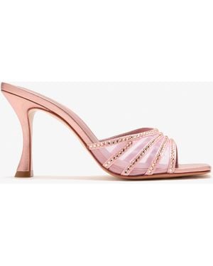 Nicoli Freesia Mules - Pink