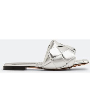 Bottega Veneta Lido Flat Sandals - White