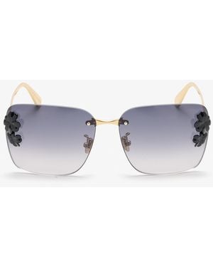 Dior Clover S2U Square Sunglasses - Metallic