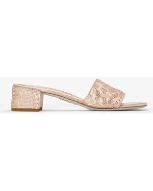Rene Caovilla Allura Mules - Natural