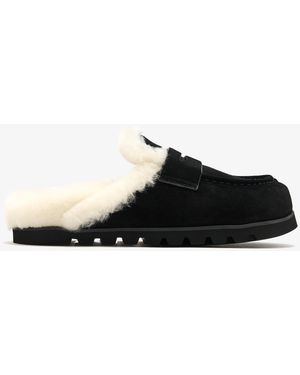 Naked Wolfe Corded Mules - Black