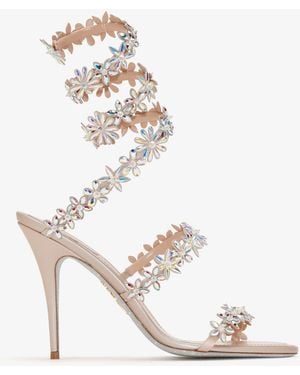 Rene Caovilla High Heel Sandals - Natural