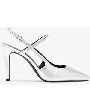Michael Kors Dina Flex Slingback Pumps - White