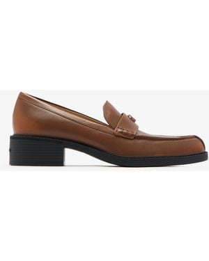COACH Leather Loafers - Brown