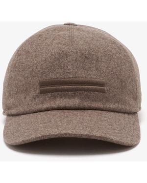 ZEGNA Oasi Cashmere Baseball Cap - Brown