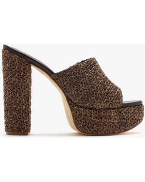 Andrea Gomez Fabiola Platform Sandals - Brown