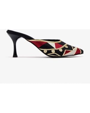 RAMLA Layla Mules - White