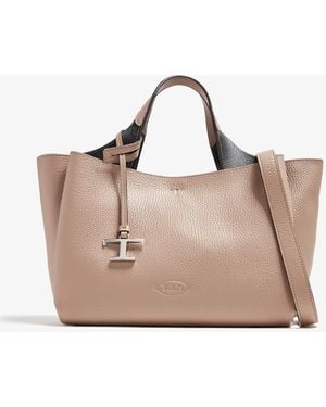 Tod's Leather Mini Bag - Natural