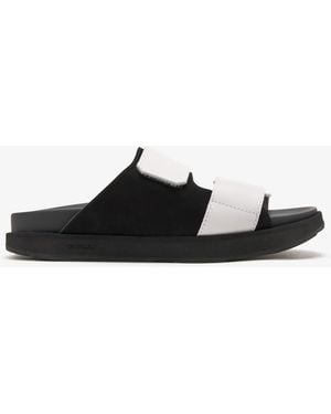 Onwuad Tarpin Leather Sandals - Black