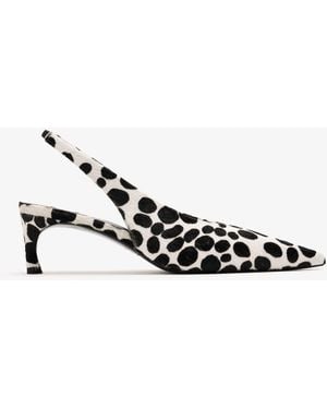 ROTATE BIRGER CHRISTENSEN Polka Dot Pumps - White