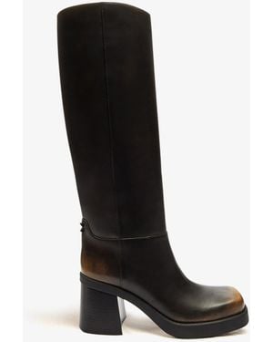COACH Sculpted C Tall Boots - Black