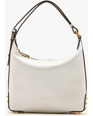 Tod's Metal Dots Mini Bag - White