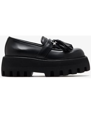 McQueen Sofa Loafers - Black
