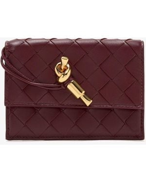 Bottega Veneta Andiamo Zipped Card Case - Purple