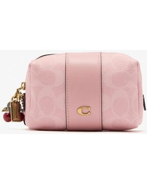 COACH Box Essential Mini Cosmetic Pouch - Pink