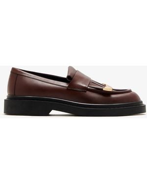 Jimmy Choo Buff Tassel Loafers - White