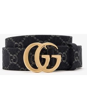 Gucci Gg Marmont Belt - Black