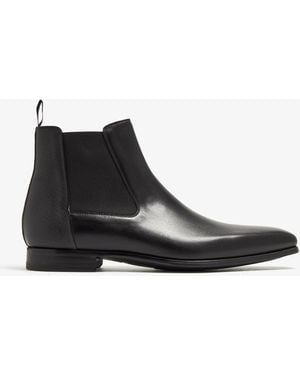 Magnanni Chelsea Leather Boots - Black