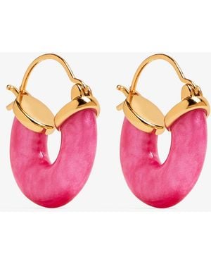 Anni Lu Petit Swell Hoops - Pink