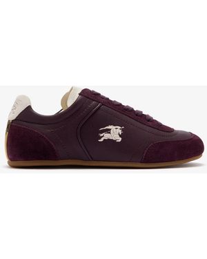 Burberry Knight Runner Sneakers - Purple