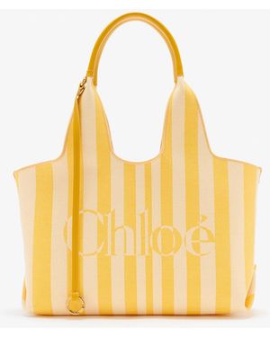Chloé Striped Shoulder Bag - Yellow