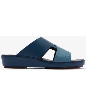 Seventy Six Leather Sandals - Blue