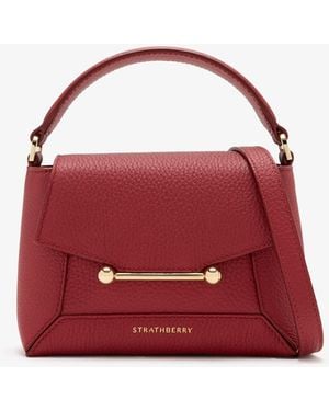 Strathberry Mosaic Nano Bag - Red