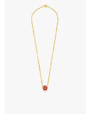 Bottega Veneta Sea Coral Pendant Necklace - White