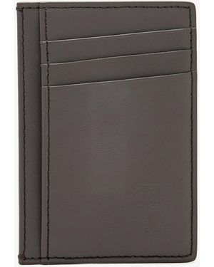 Brunello Cucinelli Slim Cardholder - Gray
