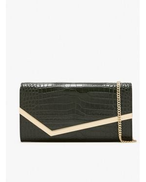 Jimmy Choo Emmie Clutch - Gray
