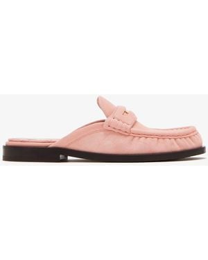 Burberry Cadet Mules - Pink