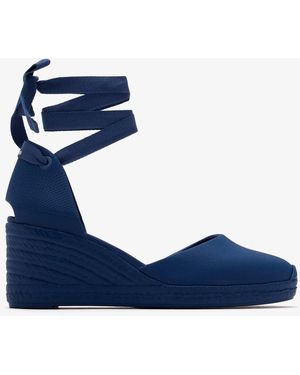Castañer Careen Wedge Espadrilles - Blue