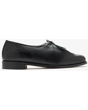 Jacques Soloviere Matt New Derby Shoes - Black