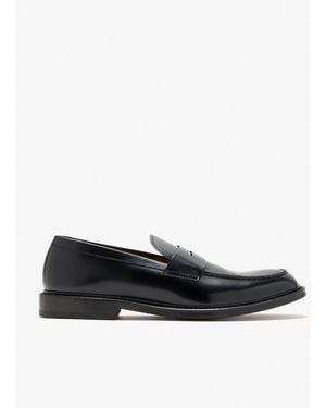 Doucal's Leather Loafers - White