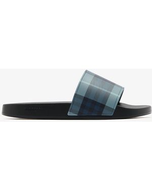 Burberry Furley Slides - Blue