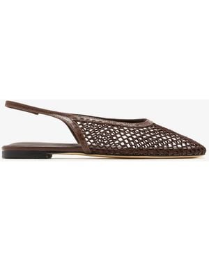 Tony Bianco Bosco Slingback Ballerinas - White
