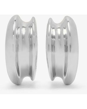 Jenny Bird Mini Lennon Hoop Earrings - White