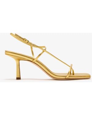 STUDIO AMELIA Cross Front 70 Sandals - Natural