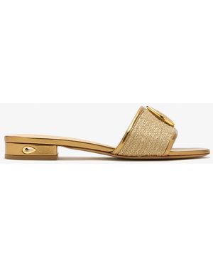 Jennifer Chamandi Andrea Slide Sandals - White