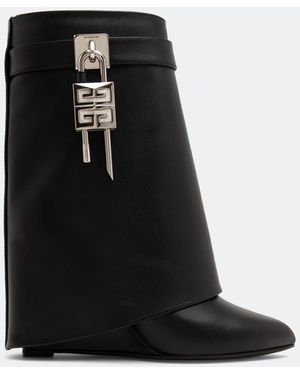 Givenchy Shark Lock Ankle Boots - Black