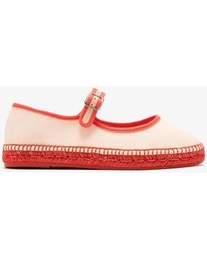Luna Athena Mary Jane Espadrilles - Red