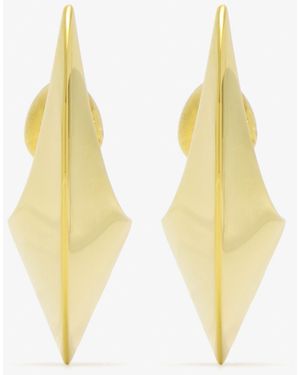 Alaïa Small Edge Earrings - Natural