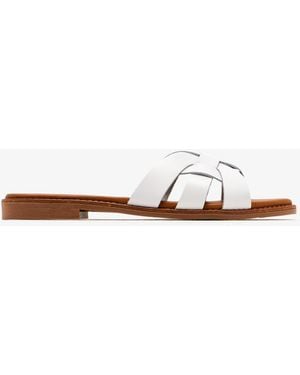 Luna Paloma Slide Sandals - White