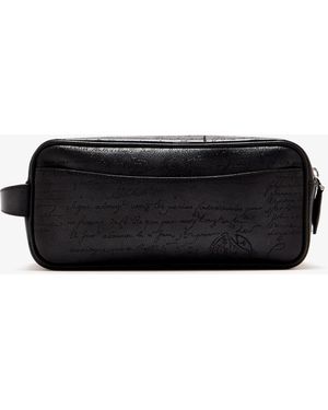 Berluti Formula 1003 Scritto Leather Pouch - Black