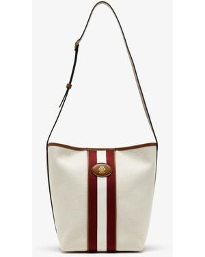 Bally Sign Bucket Bag - White