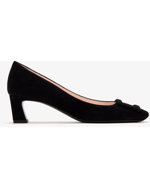 ショートブーツ・ブーティ Roger Vivier Roger Vivier Black Trompette Suede Ankle Boot RVW71330330HR0B999-02.jpg