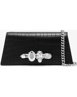 McQueen Jeweled Micro - Black
