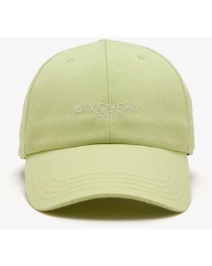Givenchy Logo Embroidered Cap - Green